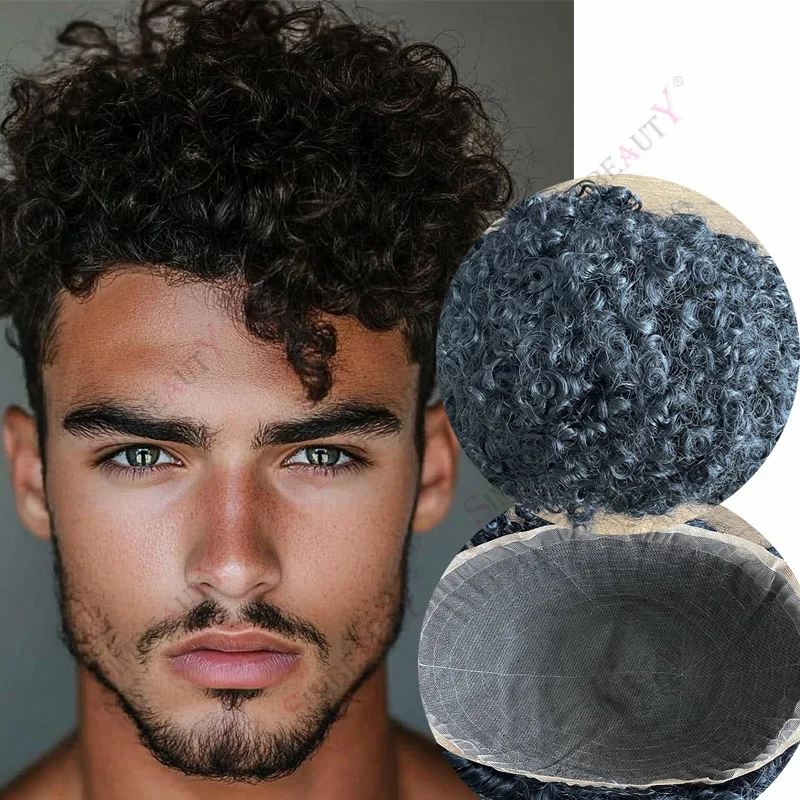 Man Wig 15Mm Afro C… - image