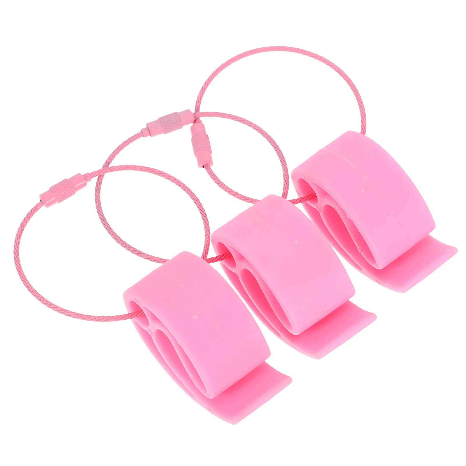 

3pcs Portable Flying Clips Clamps Wire Cable Buckles Sport Disk Hanger Hook Holder For Outdoor Team Competitions