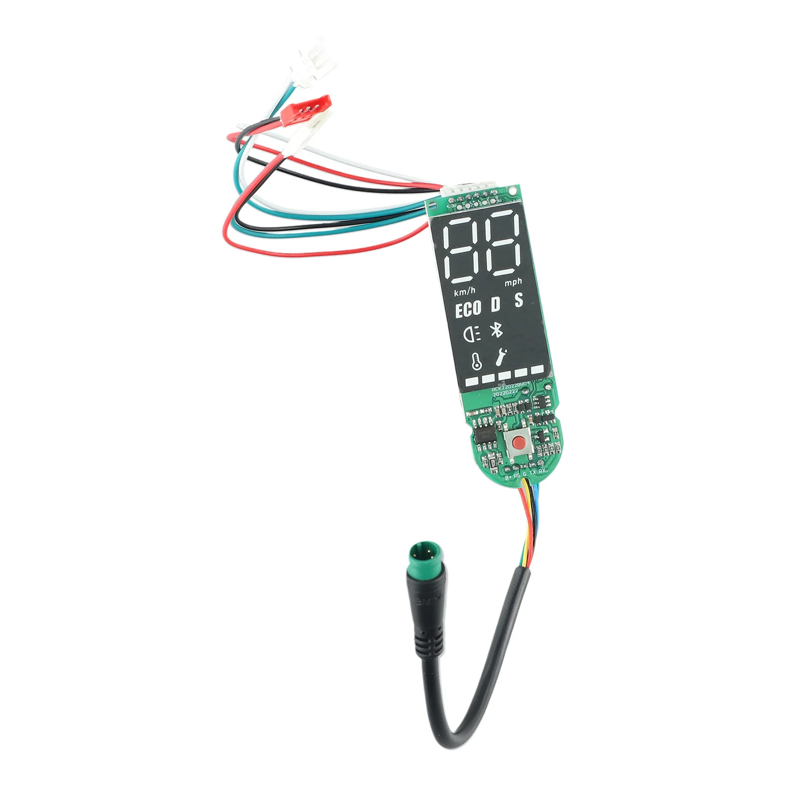 

15*14*3cm Controller Dashboard Accelerator Handbrake Complete Set 32-bit MCU For Xiao*mi M365-US Overheating Protection