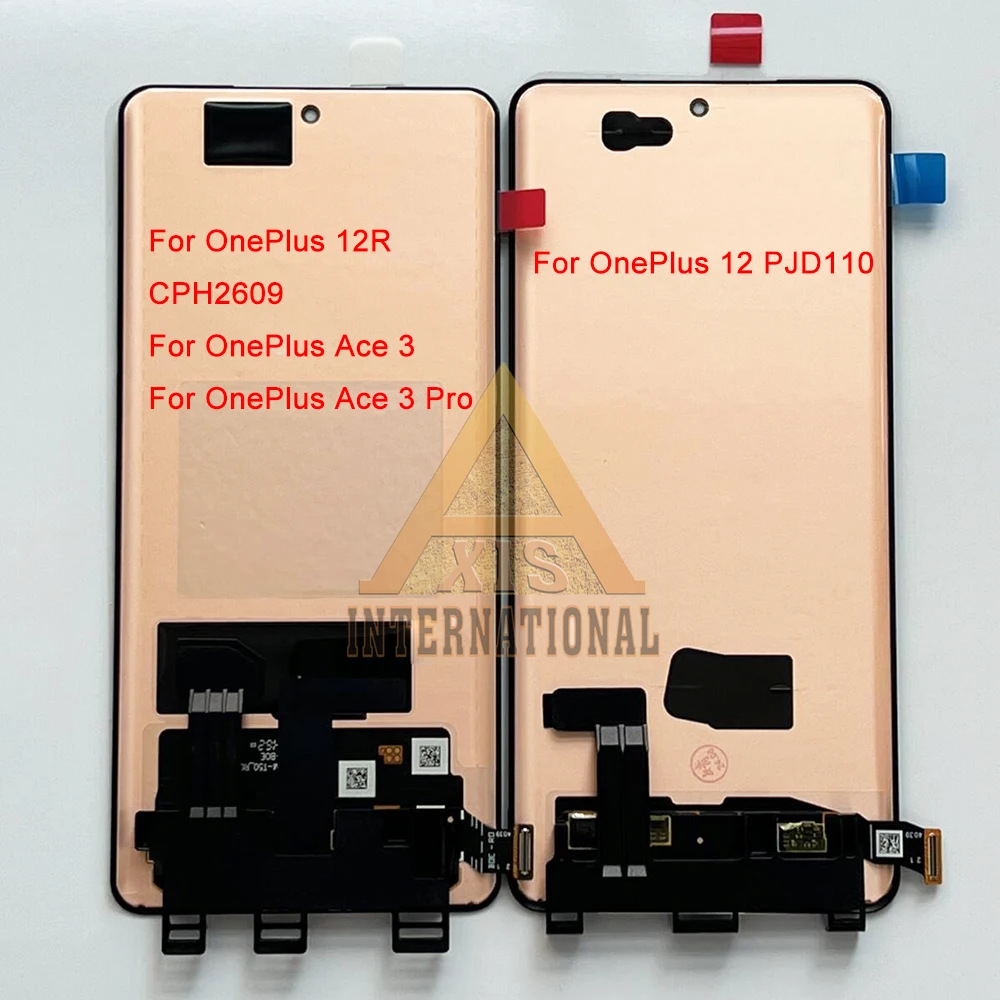 Original AMOLED For OnePlus 12 12R CPH2609 LCD For Oneplus 13 13R PJZ110 Screen Display For OnePlus Ace 3 Pro ACE3 PJD110