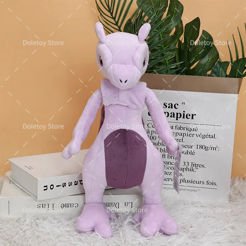 37cm Original Pokemon Plush Toy Mewtwo Anime Soft Stuffed Animal Toy Kawaii Cartoon Dolls Christmas Birthday Gifts for Children