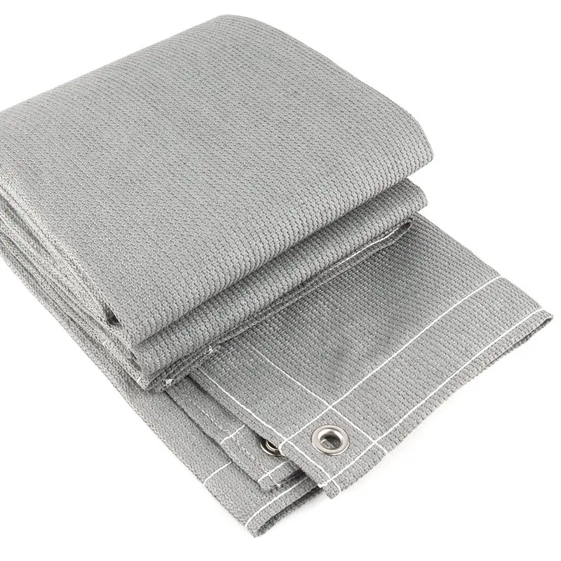 Hi-Quality 95% Shading Outdoor Gazebos UV Block Grey HDPE Sun Shade Net Garden Fence Balcony Terrace Privacy Screen Home Dec