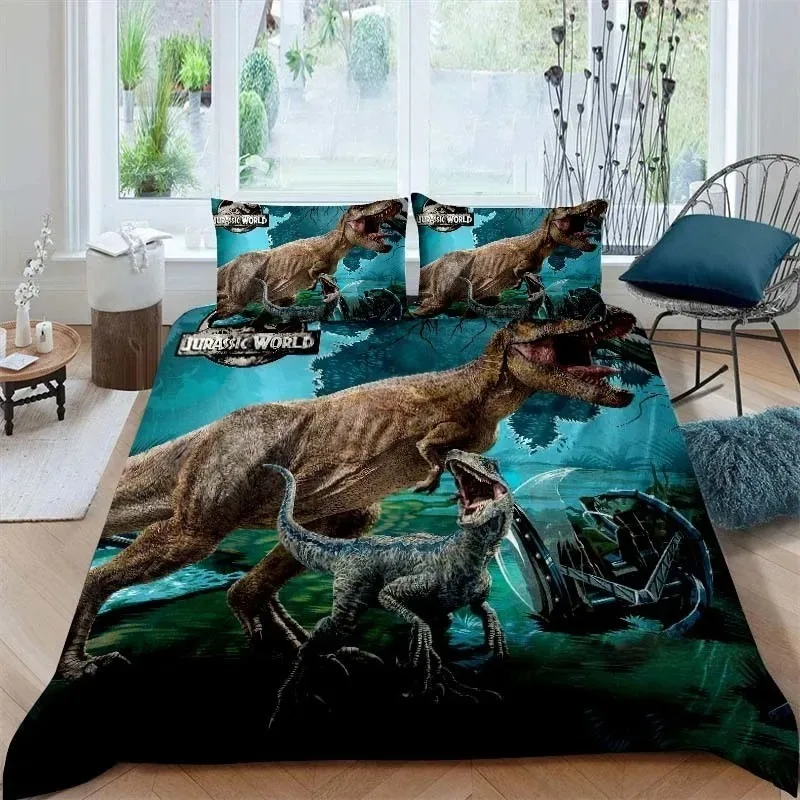 nuovo-set-di-biancheria-da-letto-con-stampa-di-dinosauri-del-parco-giurassico-per-bambini-e-adulti-disponibile-in-misura-singola-e-doppia