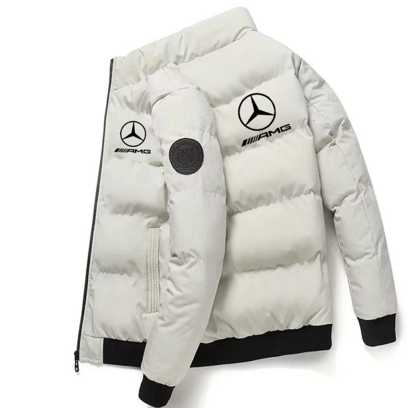 yZ[z2025 Mercedes-Benz winter short vest cotton jacket, Korean-style fashionable thickened down coat, men's jacket, youth