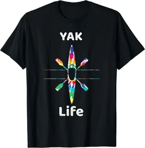 Funny Kayaking Gift Yak Life Boating Kayak Paddle T-Shirt