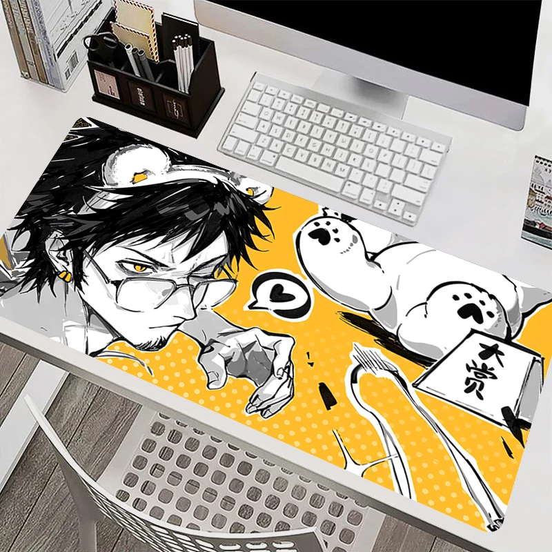 Tapis de souris pour ordinateur portable, armoire de bureau, clavier, PC, grand tapis de bureau, une pièce, Trafalgar Law HD, tapis de souris antidérapant en caoutchouc étendu