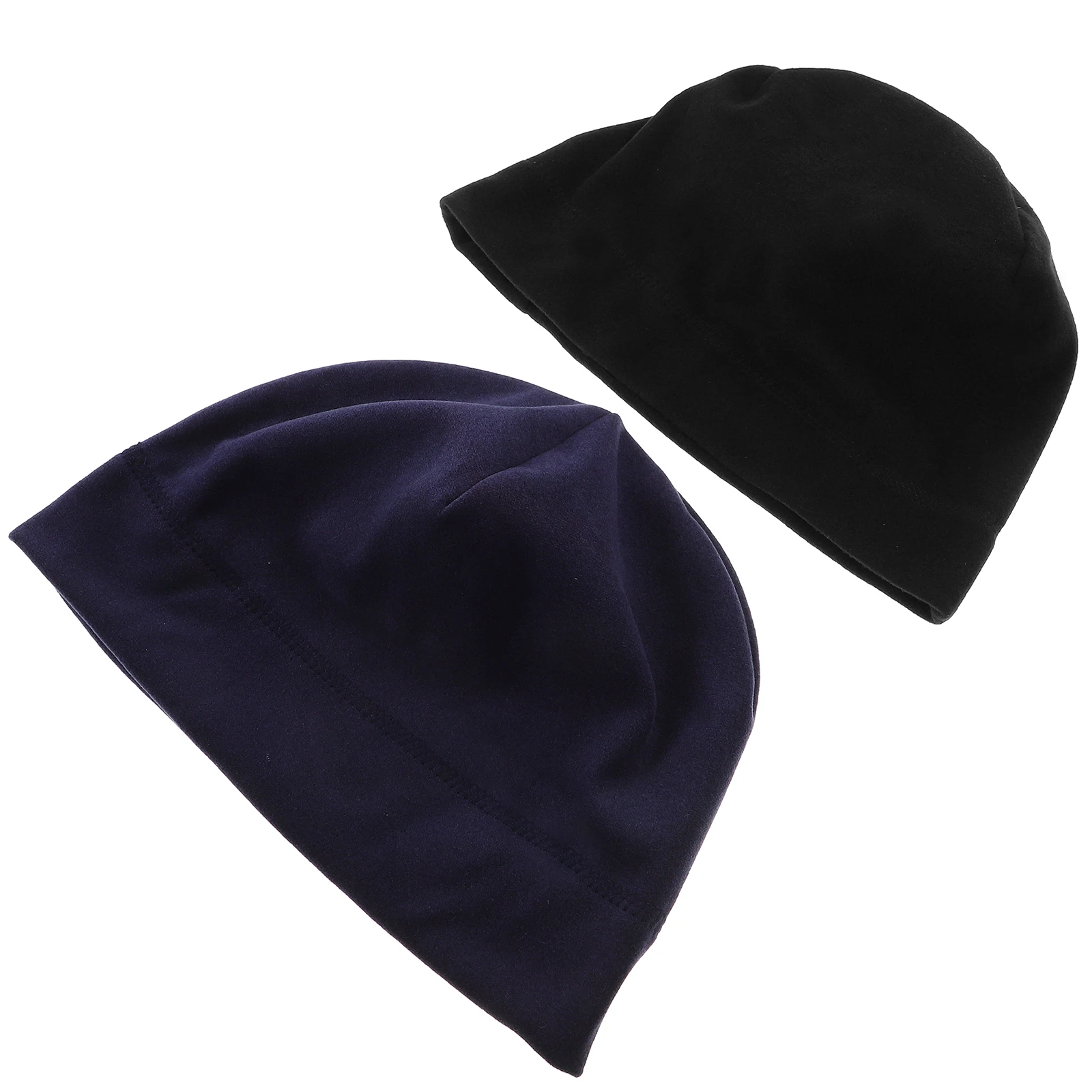 

2 Pcs Warm Hat Beanie Cap Mens Hats Cold Weather Cycling Gear Toe Baotou