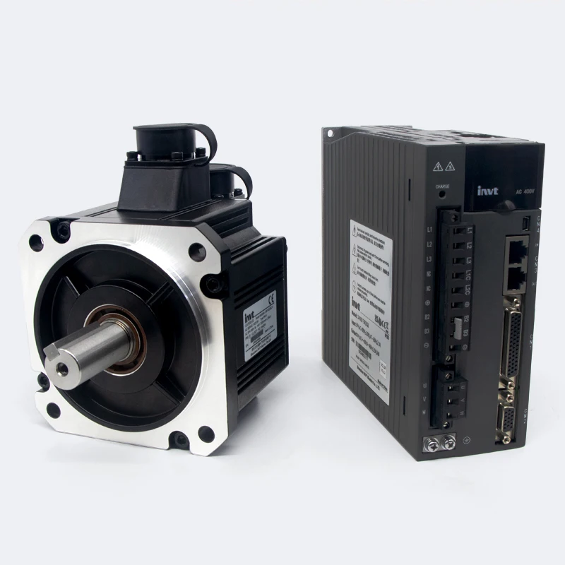 AC Servo Motor with RS485/Pulse/CANopen/EtherCAT/PROFINET/PROFIDrive Kit