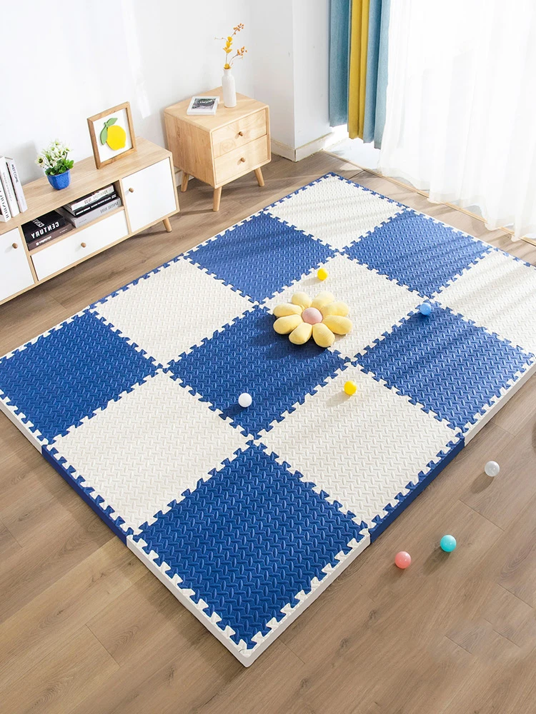 6/12/24pcs Baby Foam Crawling Mat Children EVA Educational Toys Kids Soft Floor Game Mat Chain Fitness Brick Gym Game Carpet 1cm