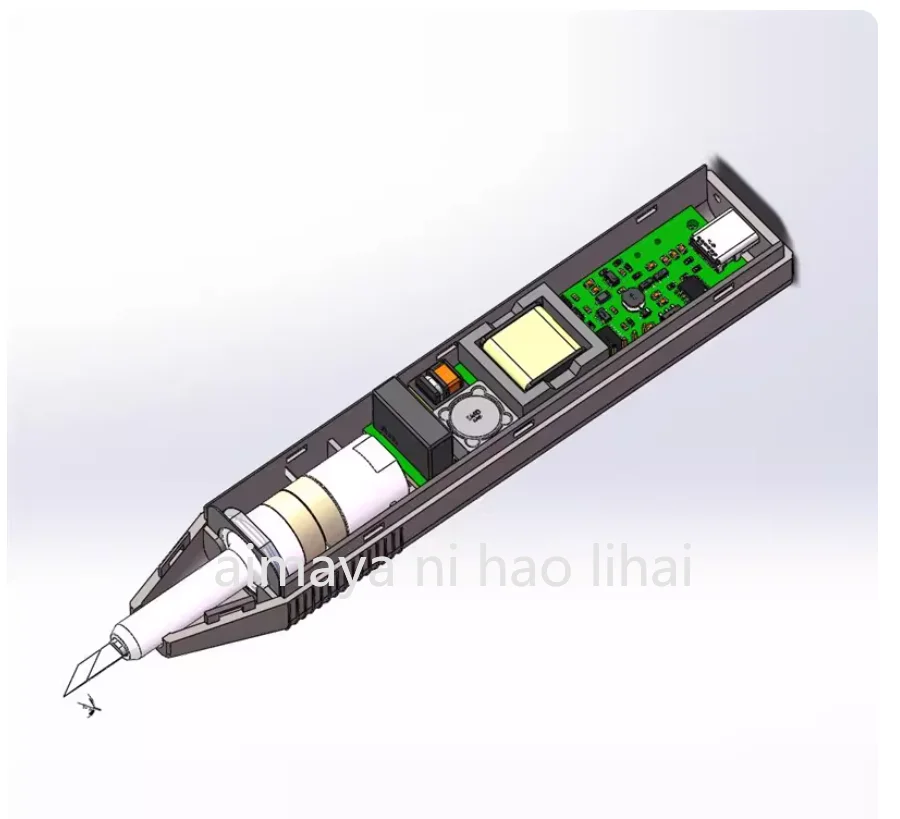 Multi-color optional portable handheld ultrasonic cutting knife cutting cardboard cutter (including charging head)