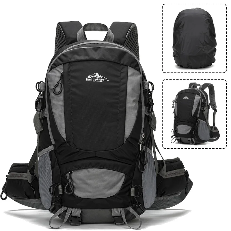 Lightweight Rainproof Travel Backpack, Waterproof Camping Backpack, Suitable for Hiking, Comes with a Waterproof Cover