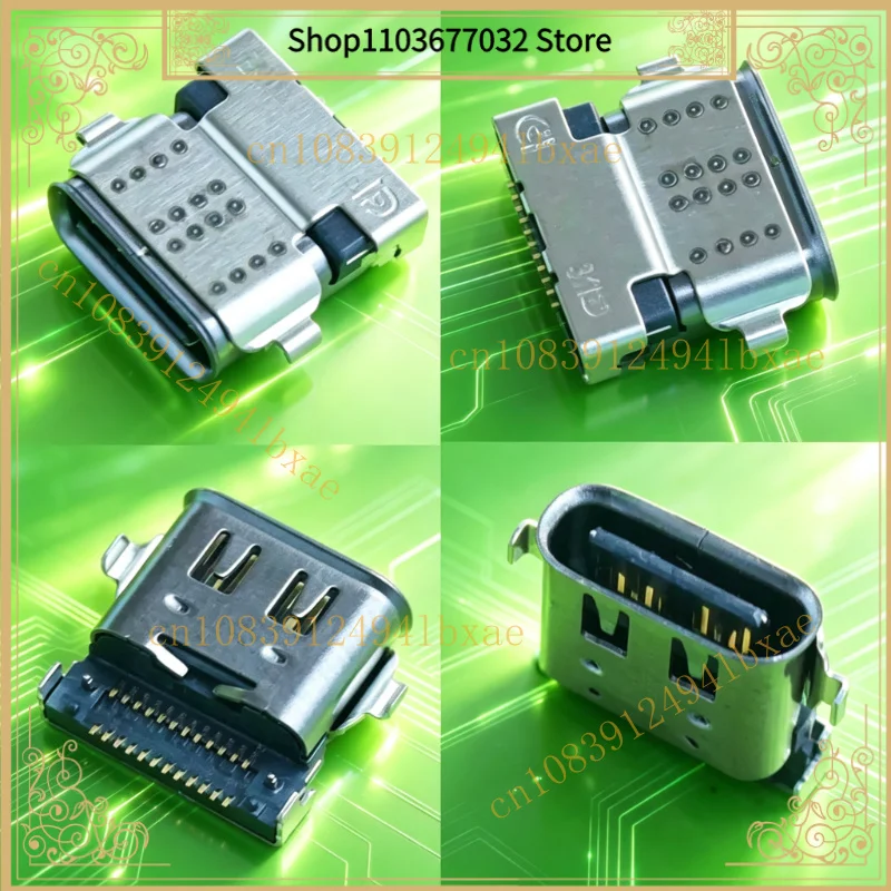 Connector for Dell Lenovo Dual Row 24Pin TYPE‑C Connector Charging Port Jack