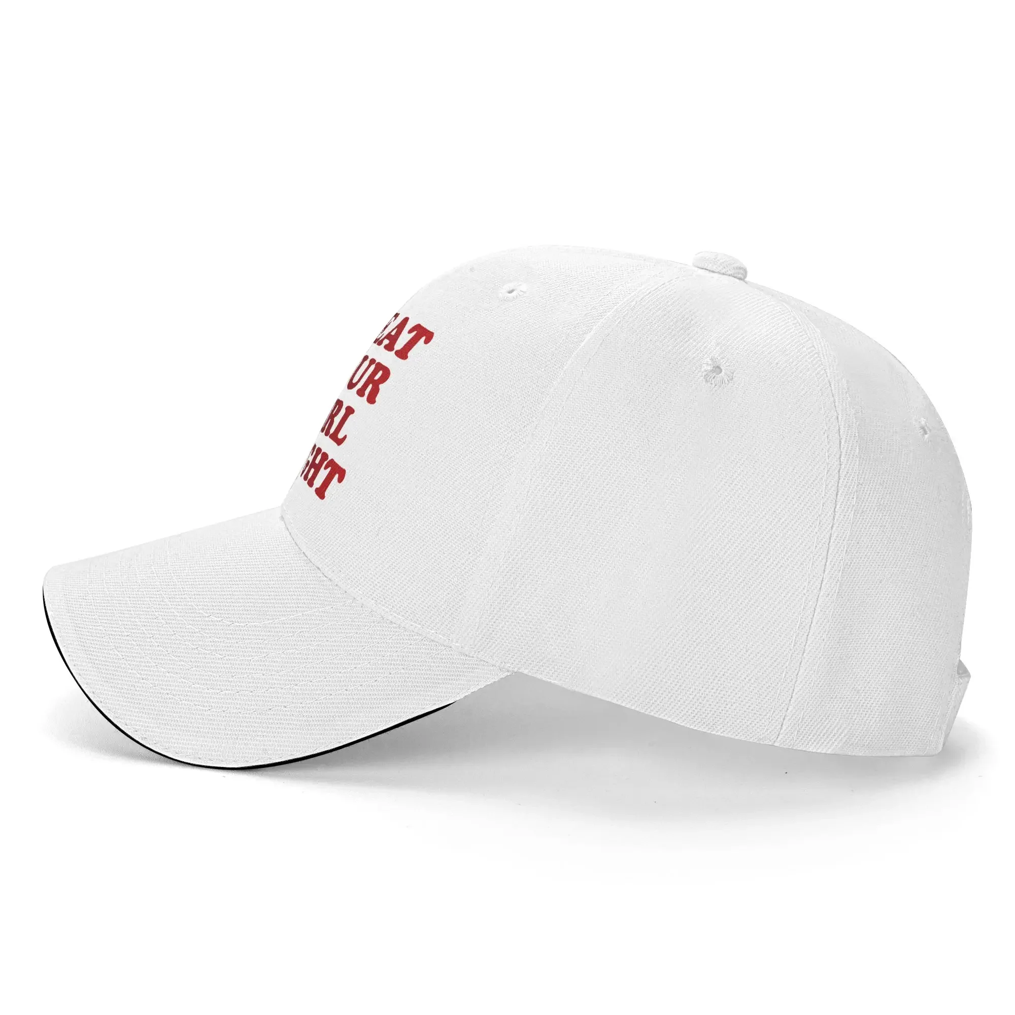 2026 Funny Treat Eat Your Girl Right Joke Sandwich Hats Unisex ,Fashion,Baseball Cap Hat Adjustable Polyester Sun Hats