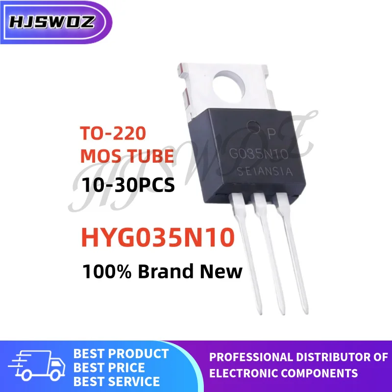 10-30pcs New HYG035N10 HYG035N10P G035N10 HYG035N10NS1P TO-220 MOSFET Field effect tube