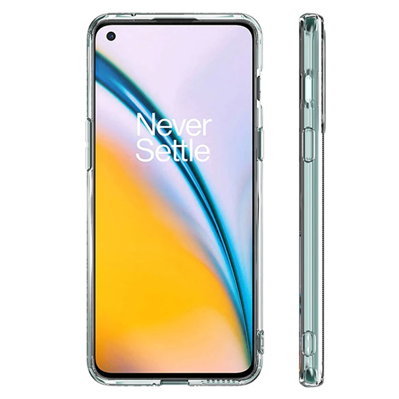 حافظة هاتف شفافة رفيعة للغاية لهاتف Oneplus Nord 2T N100 N20 SE N200 N30 N300 CE 2 3 4 Lite غطاء مقاوم للصدمات من السيليكون الناعم