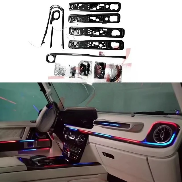 Applicable to Benzz G Class G350g500g550  G63  G65 Big G  W464  Carbon Fiber Interior Atmosphere Light Modification