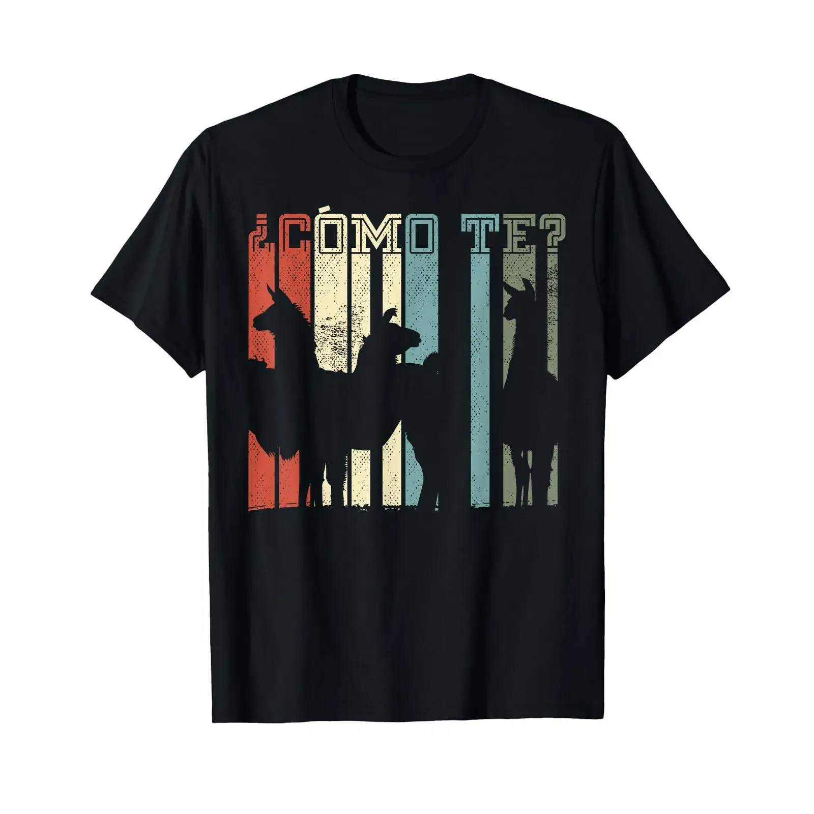 Funny Spanish gift Como Te Llama design T Shirt vintage Washed designer clothes Casual Comfortable Soft homme Stretched fashion