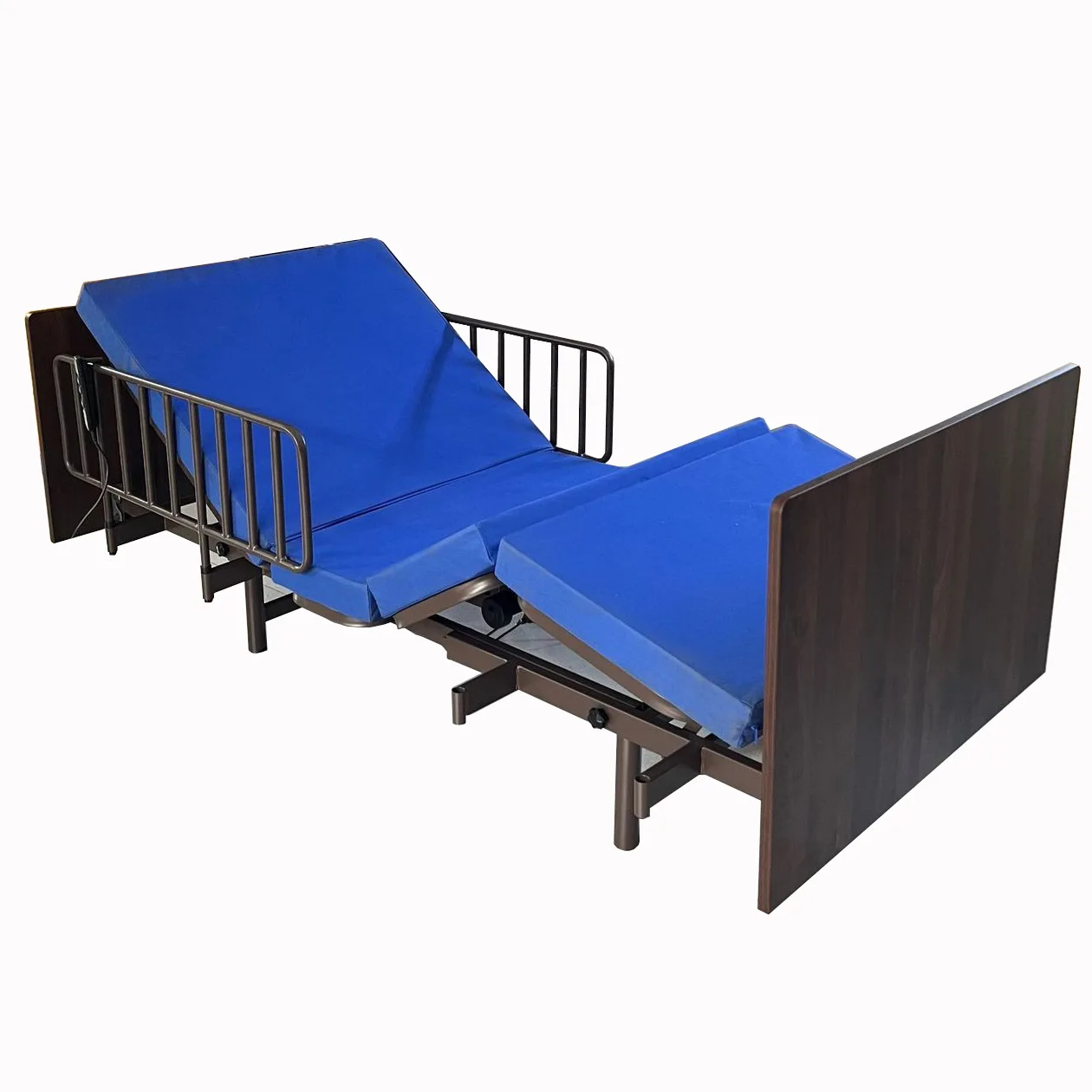 الراقية أثاث المستشفى سرير كهربائي ذو وظيفتين إطار حديد قابل للإزالة تفكيك الجمعية متعددة الوظائف رعاية المسنين #1