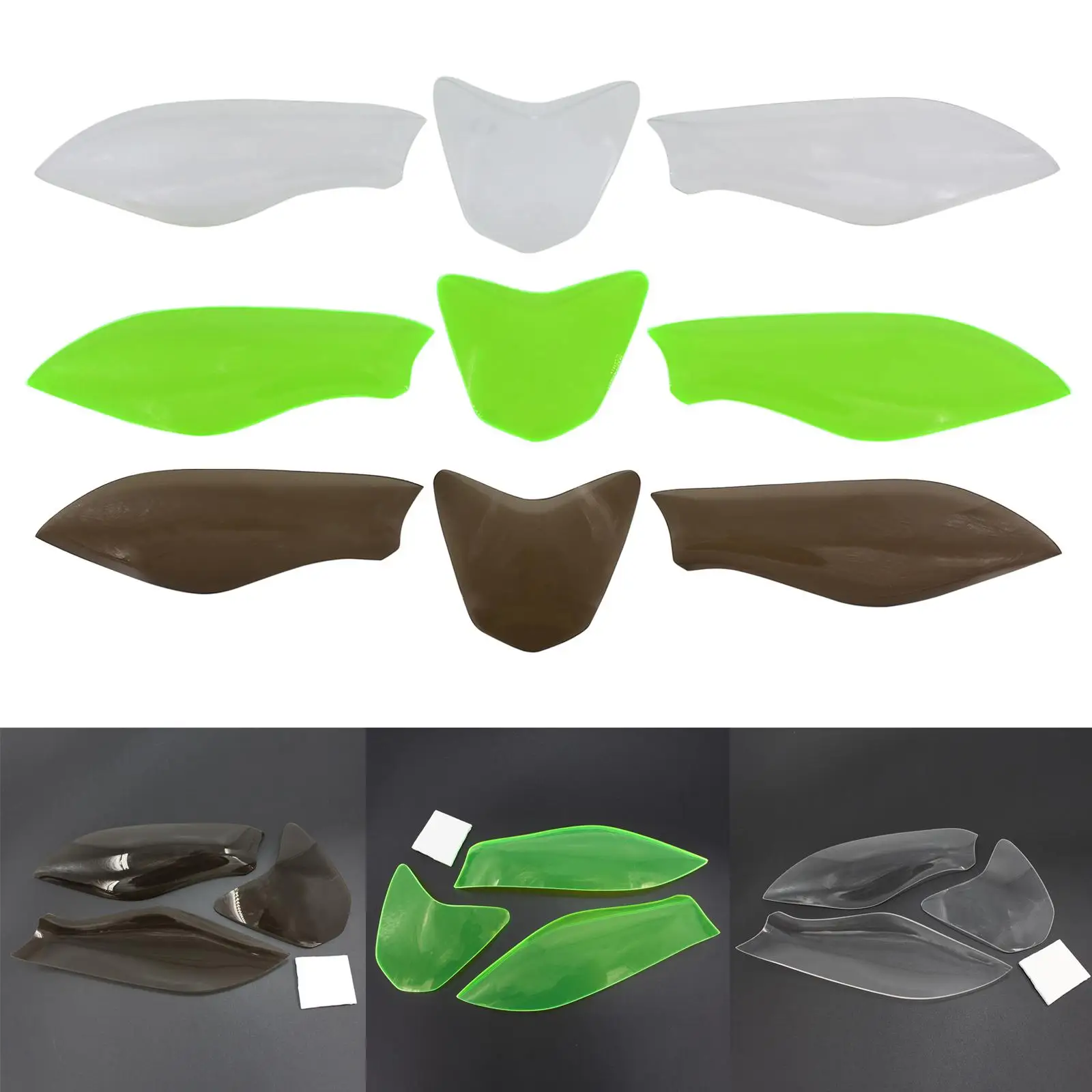 واقي المصباح الأمامي للدراجة النارية لقطع غيار 2009-2014 سهلة التركيب ومتينة