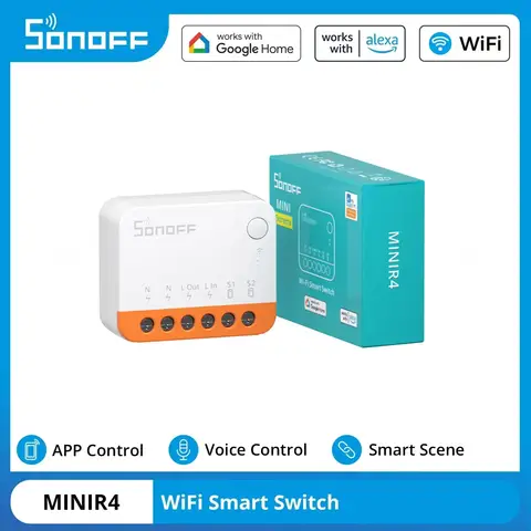 Sonoff Mini R4 Extreme Sonoff Minir4 Mini Sonoff R4 Two-Way Control Smart Home Works with Alexa Google Home Yandex Alice