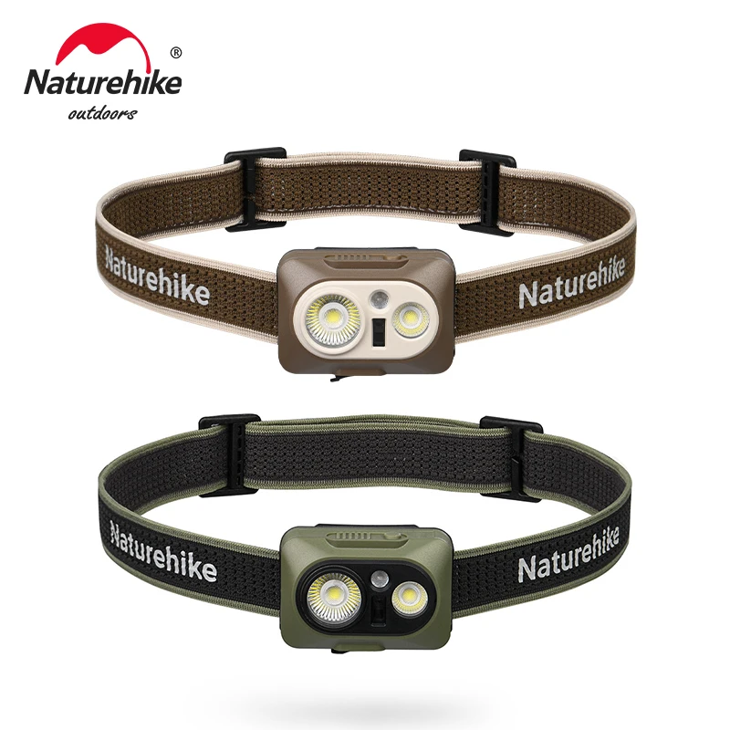 Latarka czołowa Naturehike Star Island Max Outdoor Camping Hiking Fishing Climb Wodoodporny czujnik Akumulator Super jasny reflektor