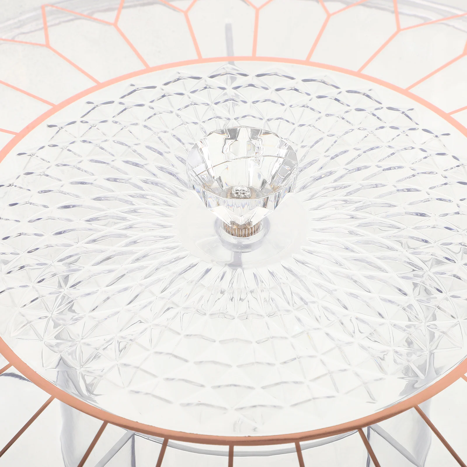 

Sturdy Pet Acrylic Fruit Tray Candy Storage Dish Reusable Snack Serving Platter Transparent Space-Saving Compartmented