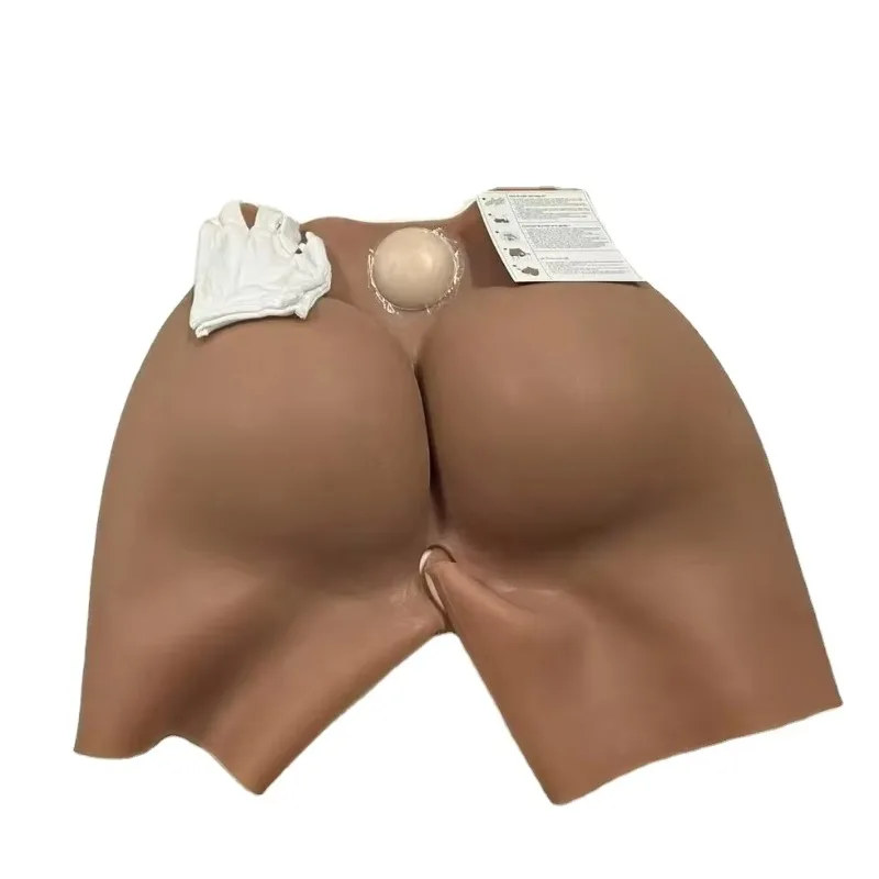African women's shapewear silicone underwear with enlarged buttocks suitable for waist size S-4XL fake buttocks