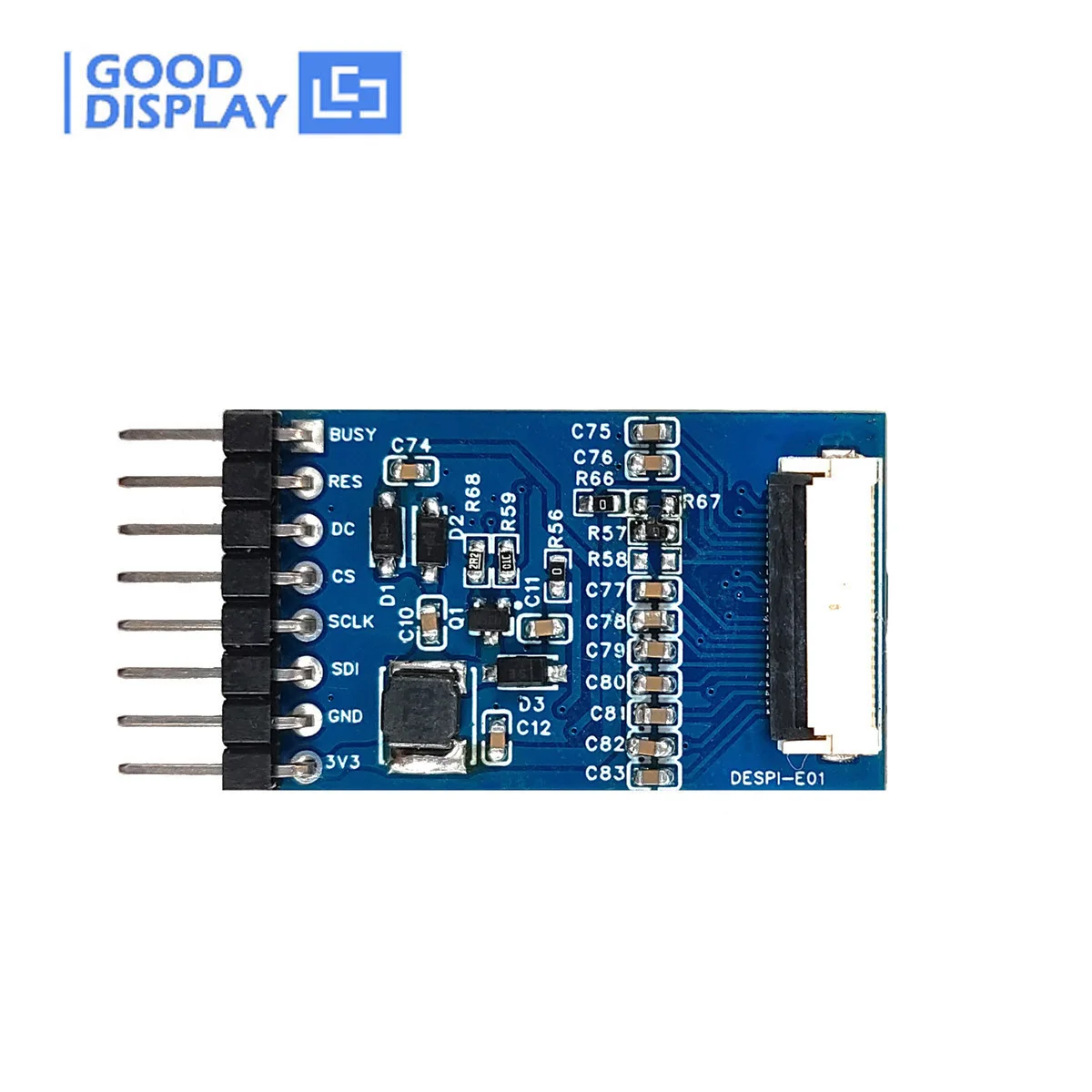 

ESP32‑Compatible Adapter Board Dual‑Size1.54" E6 & 3.7" Spectra 6 E‑Paper 24-Pin FPC , DESPI-E01