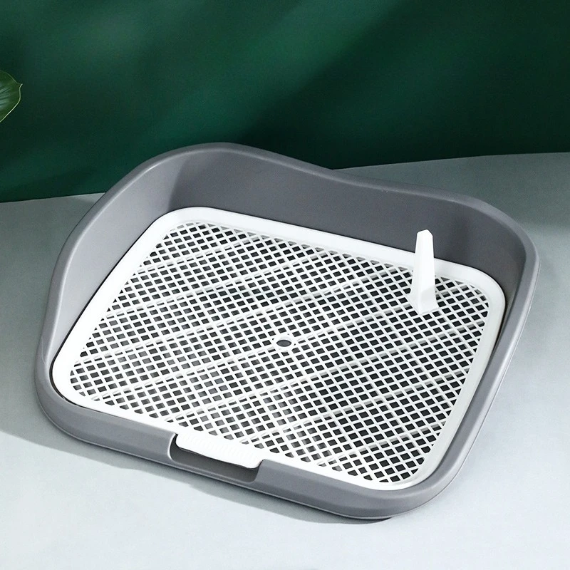 

Pet Toilet Dog Training Toilet Dog Defecation Board Splash Proof Fence Urine Guide Column dog pee tray 애견 배변판