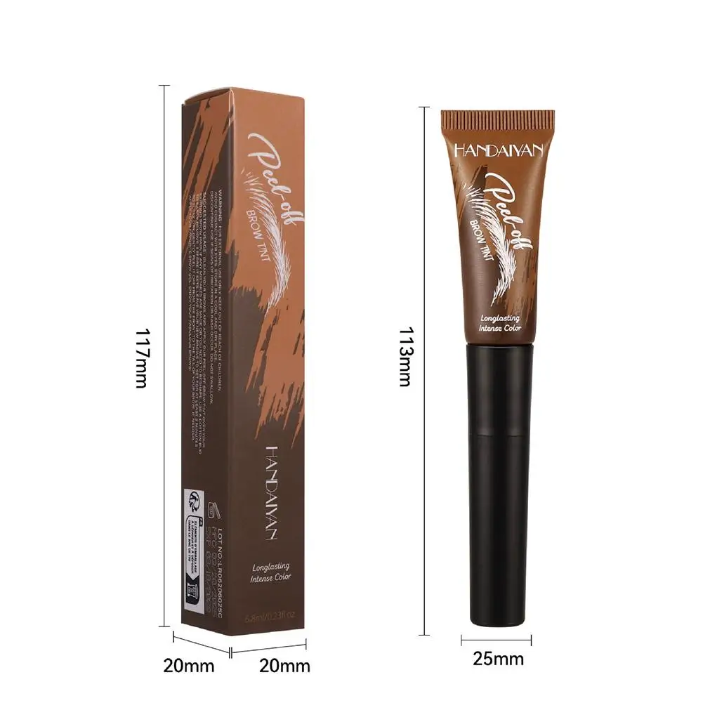 เจลเขียนคิ้วติดทนนานสำหรับผู้หญิง ชุดย้อมคิ้วแบบน้ำธรรมชาติ แห้งเร็ว ย้อมคิ้วแต่งหน้า เจลแต่งคิ้ว