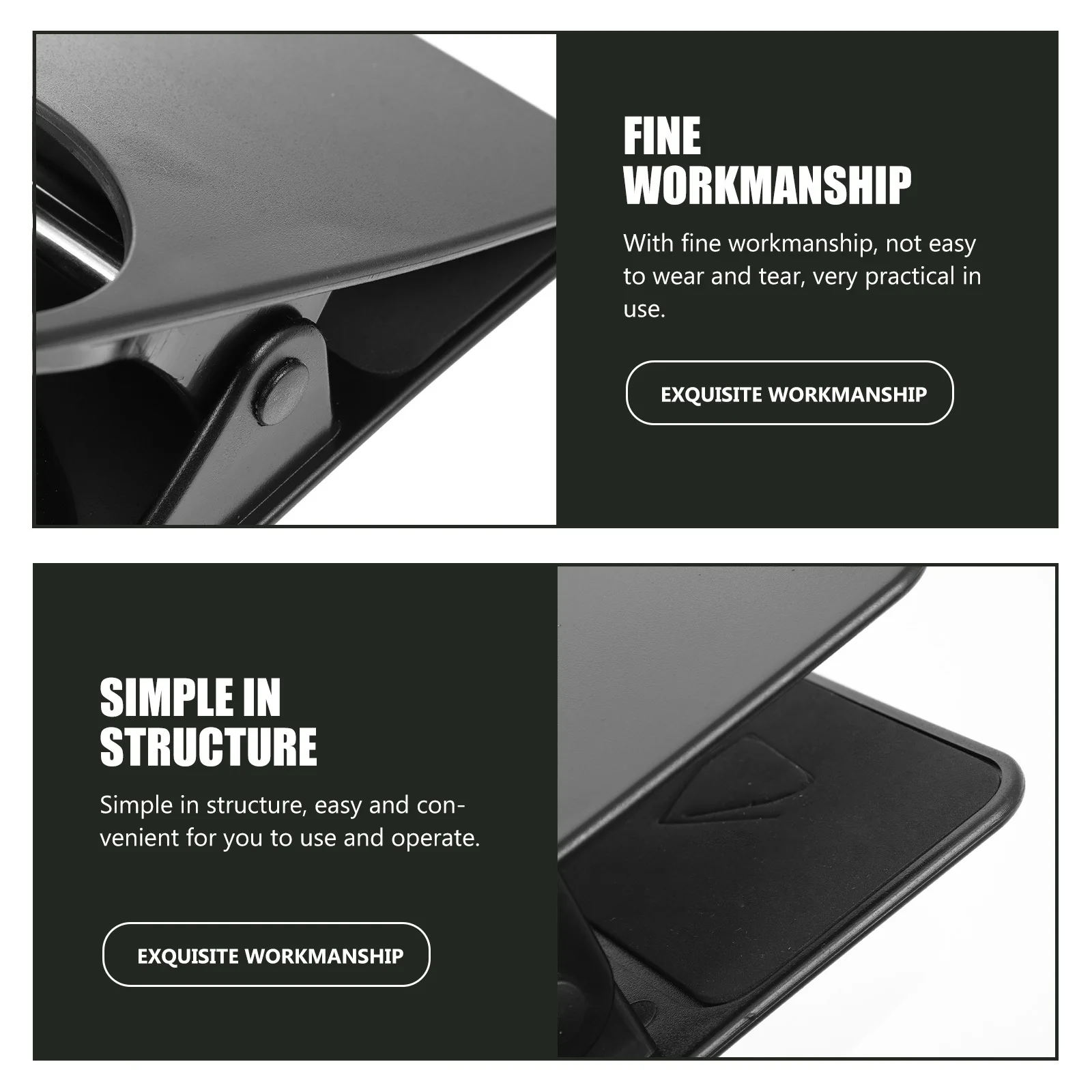 

2Pcs Cup Holder Clip High-Quality Desk Side Coffee Mug Water Bottle Stationery Organizer Sturdy Grip Spring Mechanism