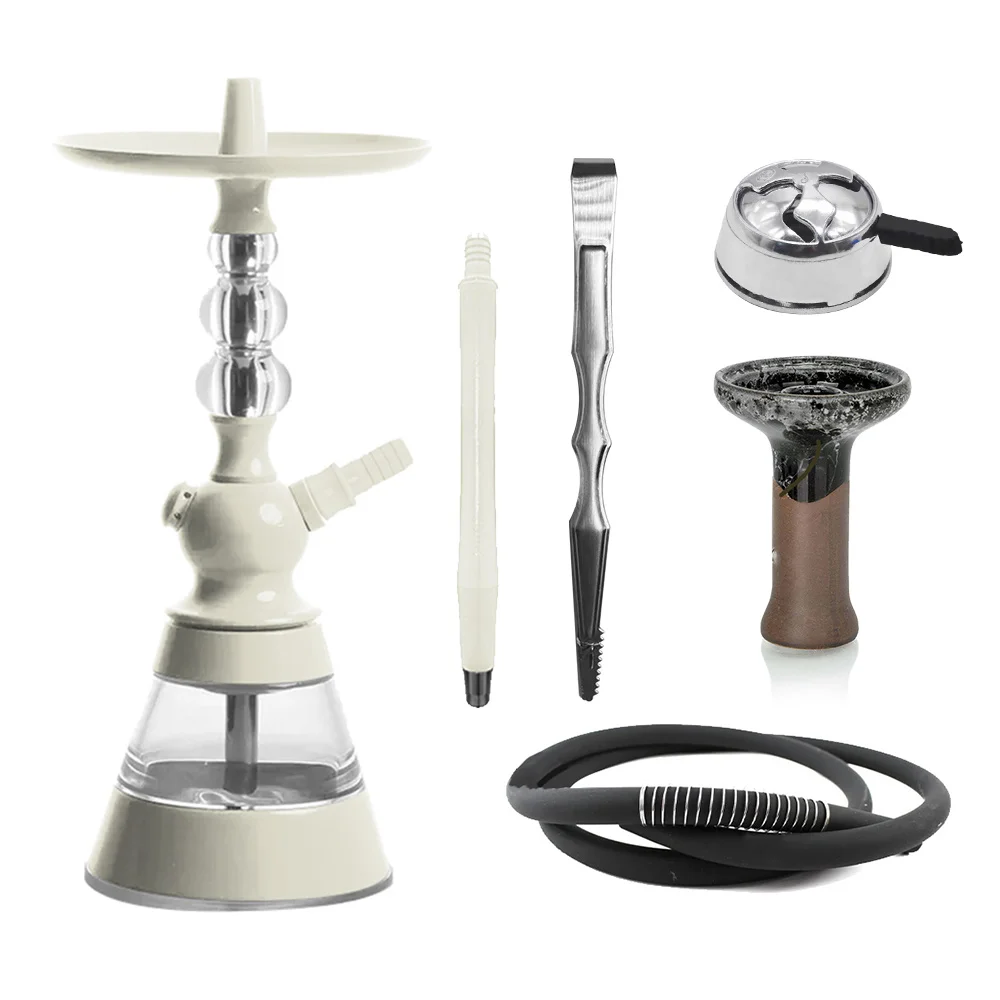 

Acrylic Aluminum Alloy Hookah Set Complete Arabic Shisha kit