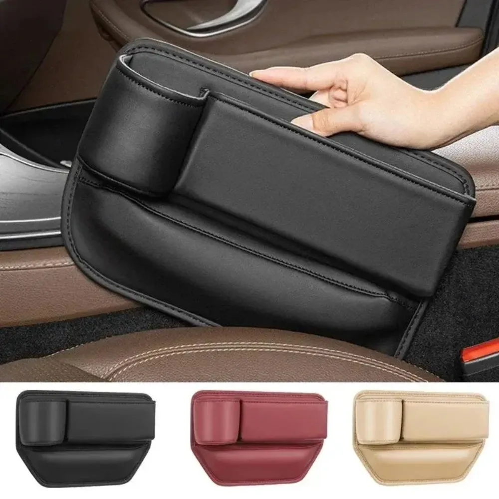 Multifunction Universal Car Seat Gap Organizer Storage Box, Auto Interior Accessories Pocket Wallet Keys Card Cup Phone Holder