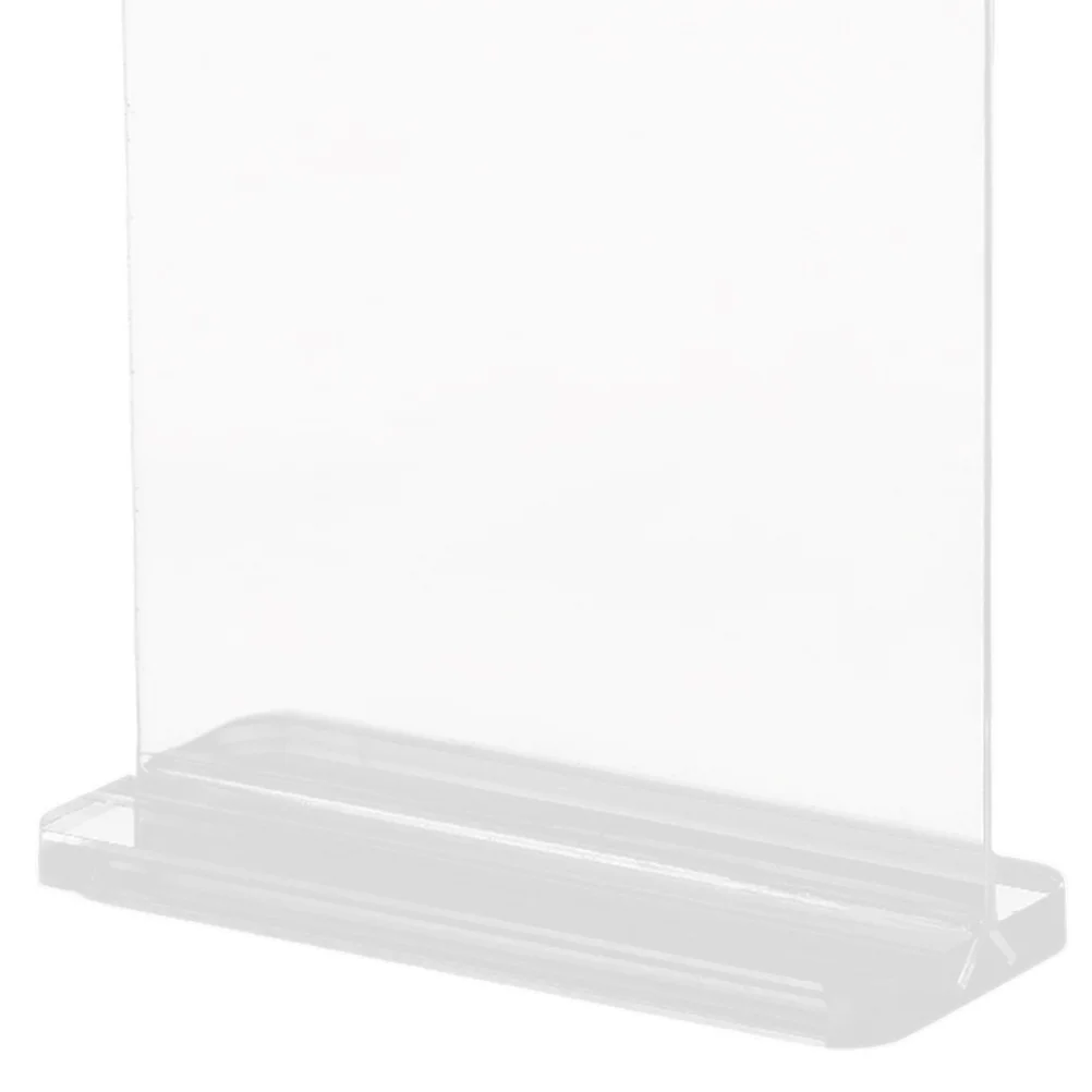 

5pcs Acrylic Sign Holder Clear Display Stand For Tabletop Menu Paper Poster Stand Banquet Wedding Holders Acrylic