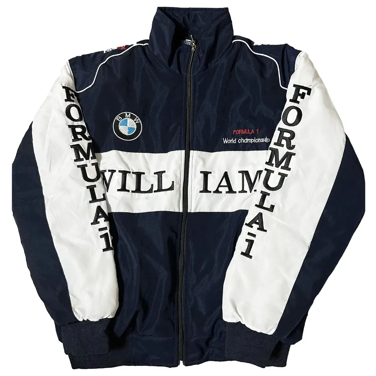 

Vintage Embroidered Cotton Motorcycle Warm Cotton-padded Jacket For BMW M Power Performance M3 M5 X1 X3 X5 E30 E36 E39 E46 E87
