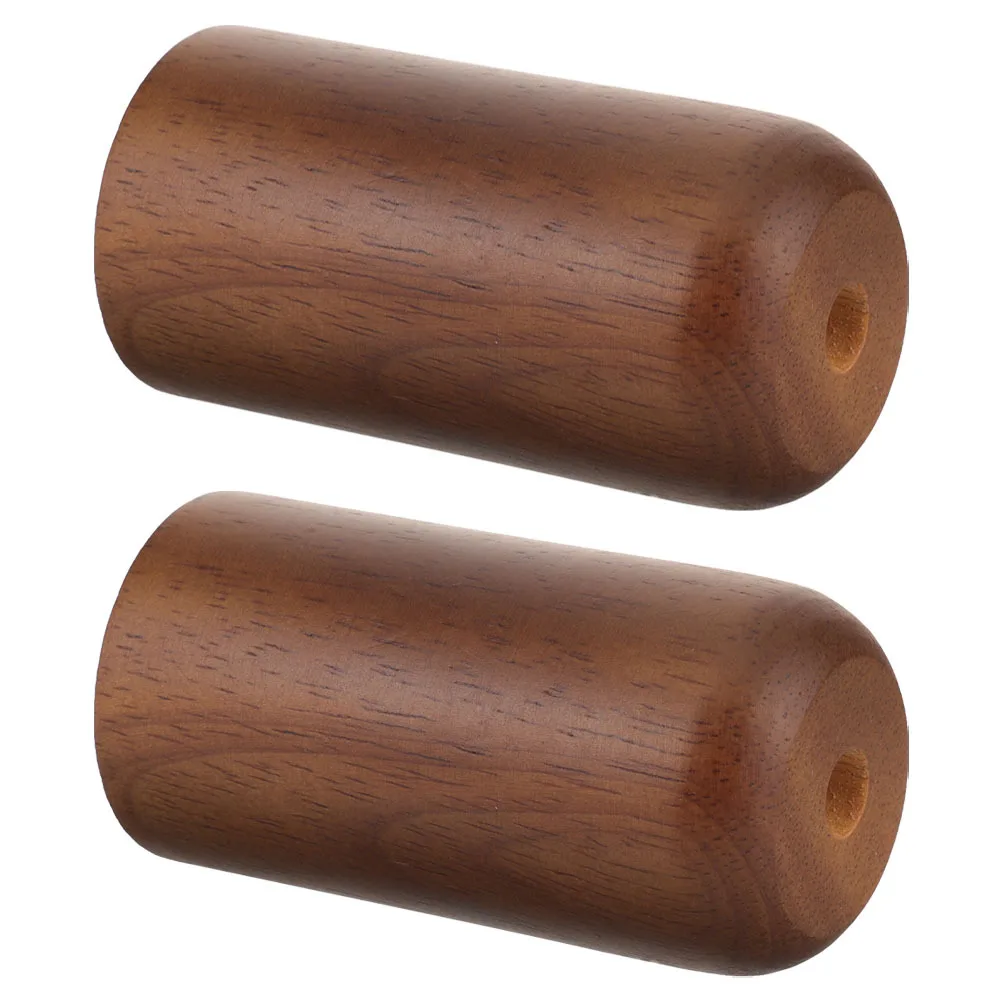 

2Pcs Solid Wood Lamp Holder Base Easy Install Light Bulb Holder for Living Room Bedroom Chandelier Lamp Decoration Finials