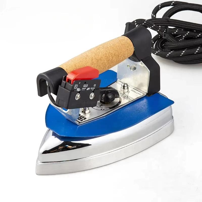 JZ-70100 Nieuw product monster op maat / ODM-strijkijzermachine roestvrijstalen basis industriële kledingstoomstrijkijzer