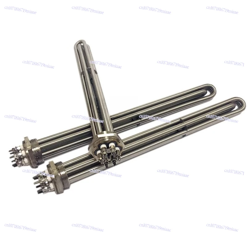 DN40 Stainless Steel Heating Rod Hexagonal Head Engineering Water Tank Boiler Heating Tube Mezzanine Boiler Electric Heating