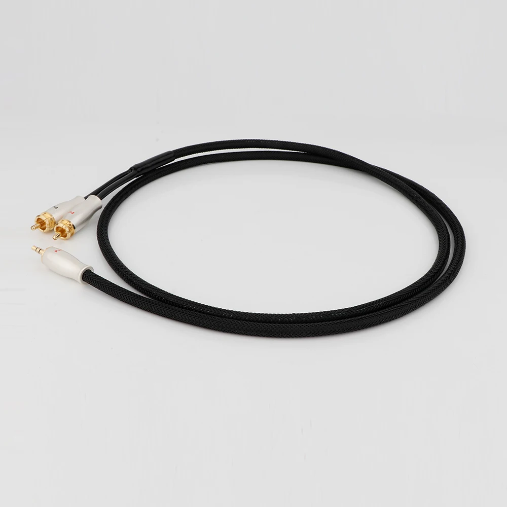 HIFI 2,5 mm symmetrisches Audiokabel auf 2 Cinch-Signalkabel AUX-Leitung Kopfhörerverstärkerleitung 2,5 mm Stecker auf 2 Cinch-Stecker – Detail 13
