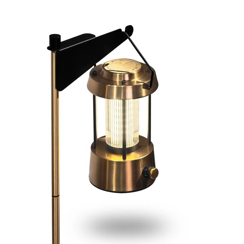 

American all-metal rechargeable camping light LED warm outdoor camping light camping tent light lighting