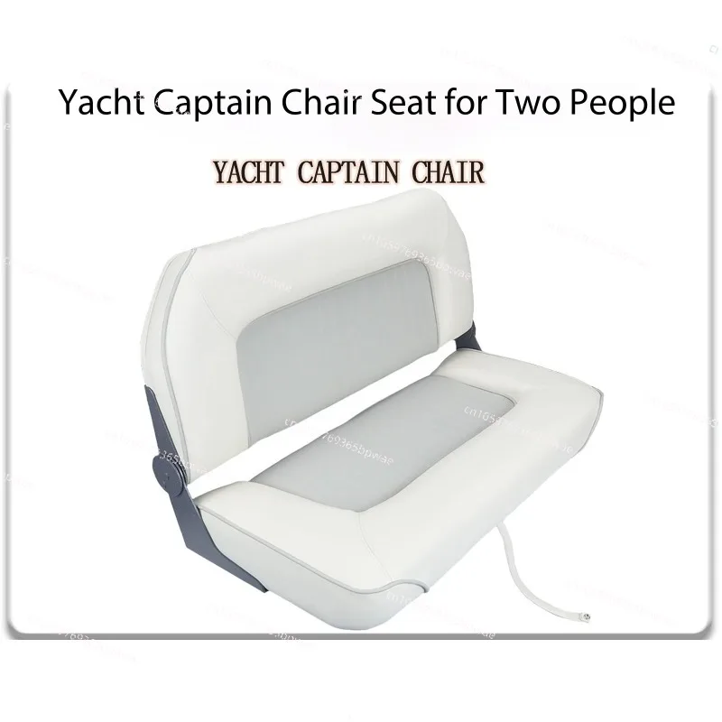 Boat Bench Seat,Low Back Double Folding  for Bass Jon Fishing Boat Anti-corrosion Leather