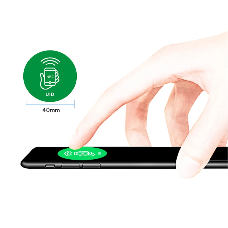 5pcs 13.56Mhz S50 Writable IC UID Anti Metal Interference Cartoon Tags Phone Stickers Proximity Card Label For RFID NFC Copier