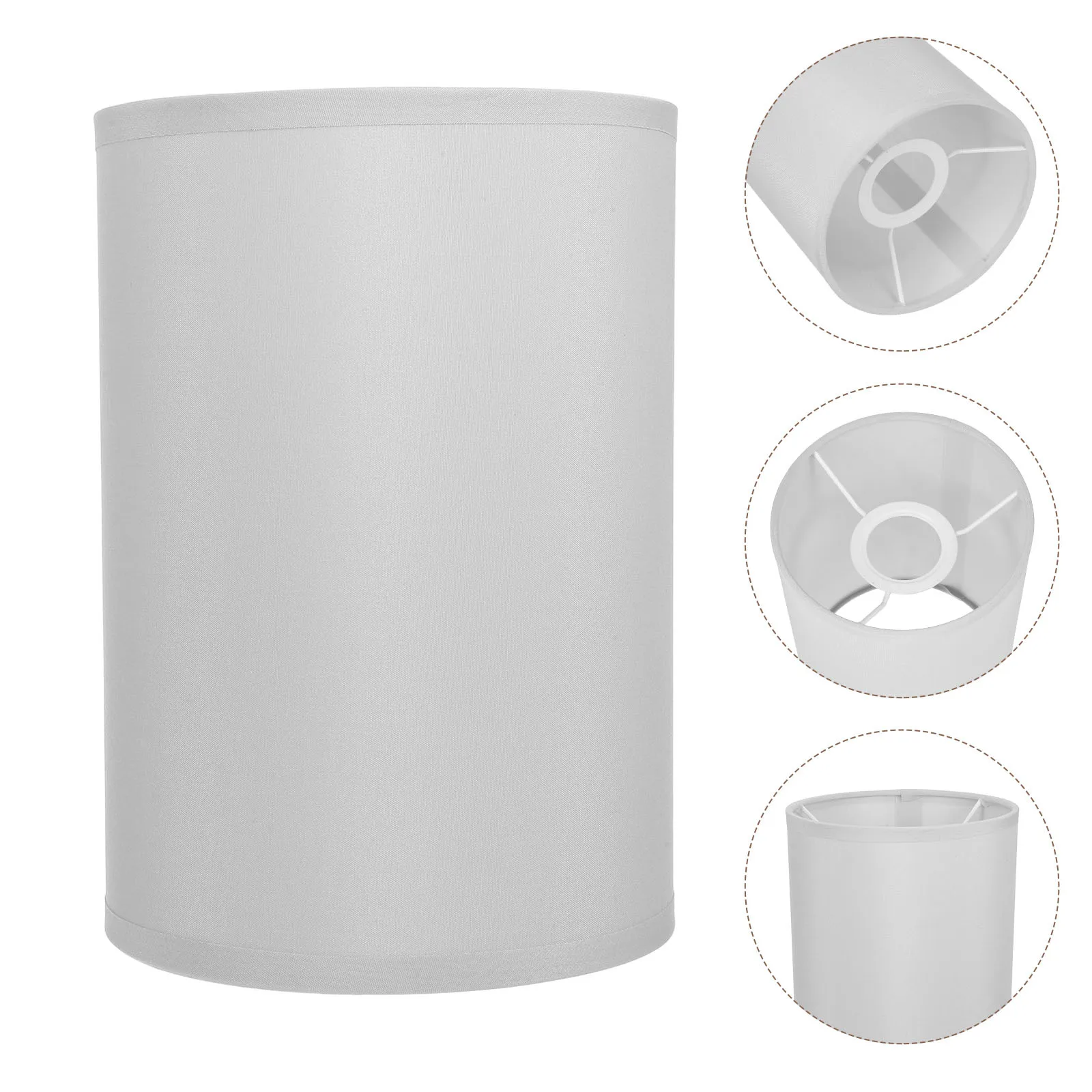 

Fabric Modern Desk Table Lampshade Round E27 Lamp Shade Lamp Shade Lampshades For Bedside Lamps Cloth 5.5\