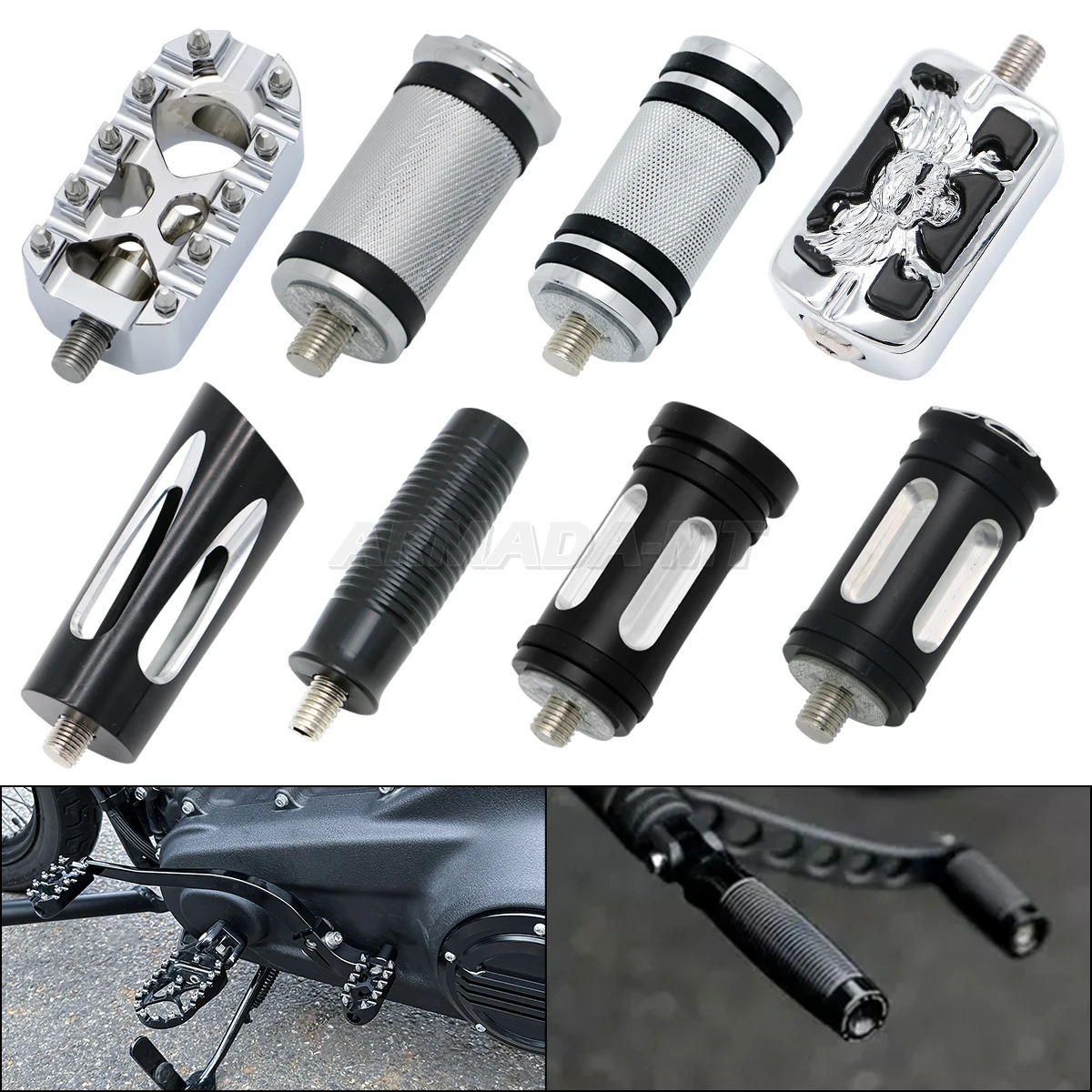 Motorcycle Shift Gear Lever Shifter Peg Nail For Harley Touring Electra Glide Dyna Fat Bob Nightster 975 Street Bob Low Rider ST