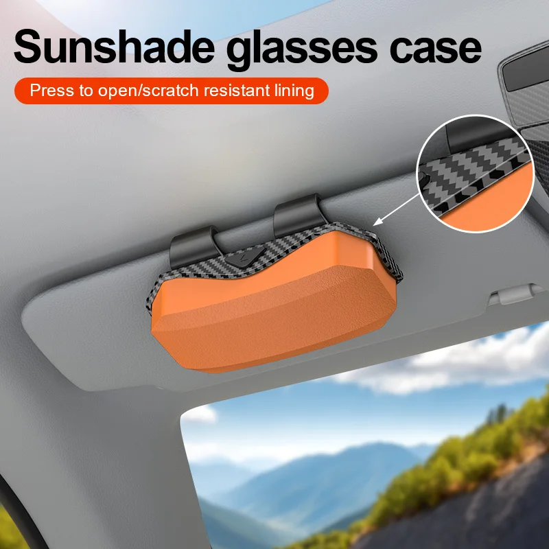 Soporte para Gafas de Sol para Visera de Coche, para Toyota Corolla, RAV4, Frontlander, Camry, Highlander, Prado, Sienna, Land Cruiser, Estuche para Gafas de Auto
