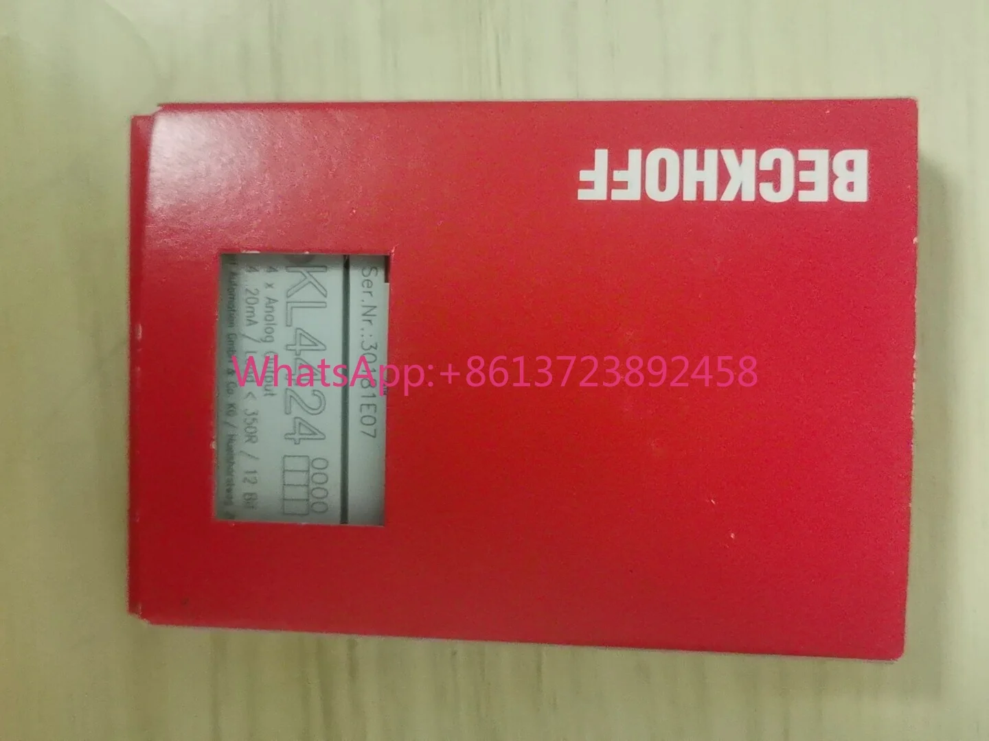 

Beckhoff module KL4424 is brand new and original, high quality