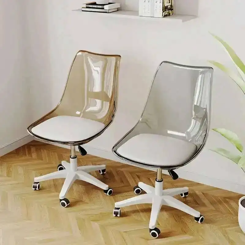 Modern Nordic Acrylic Office Office Chairs Furniture Home Backrest Computer Game Chair Chair Lifting Swivel Learning Desk Chair