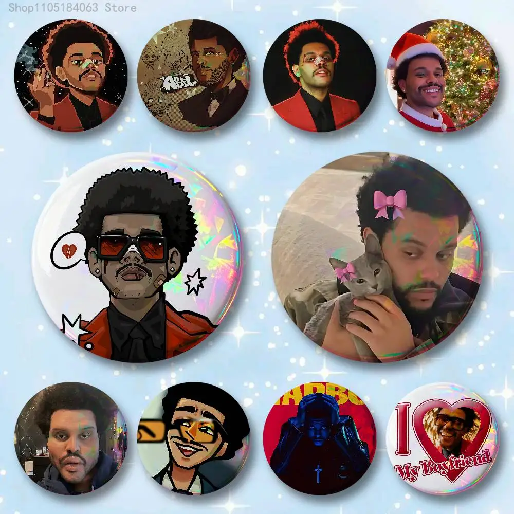 

The W-WeekndS XO ABEL 32mm 58mm 75mm 44mm 25mm Anime Badges Brooches DIY Pins Decorations Birthday Gifts