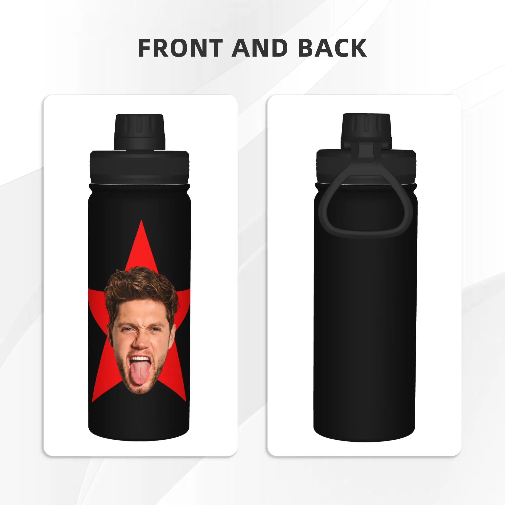 Niall Horans Dinner Party 18OZ Sports Insulated Kettle  Coffee Cups Vacuum Flask Travel Outdoor Mugs Spill Proof