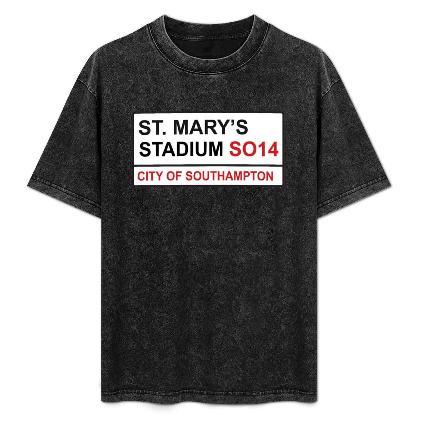 Southampton Football Team St. Mary’s Stadium Street Sign T-Shirt Soft Lightweight Cotton T-Shirt
